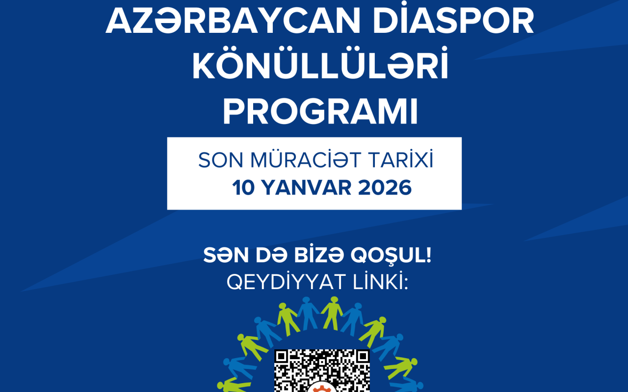 “Könüllülər Proqramı”na qəbul elan edilir